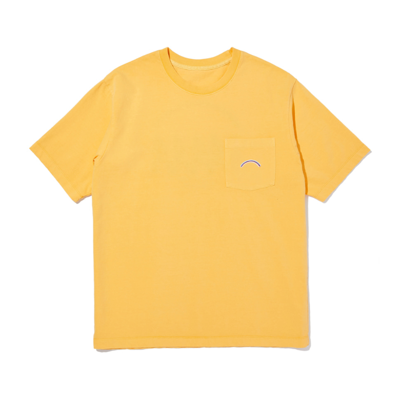 ARC POCKET S/S TEE_YELLOW (PIGMENT DYED)
